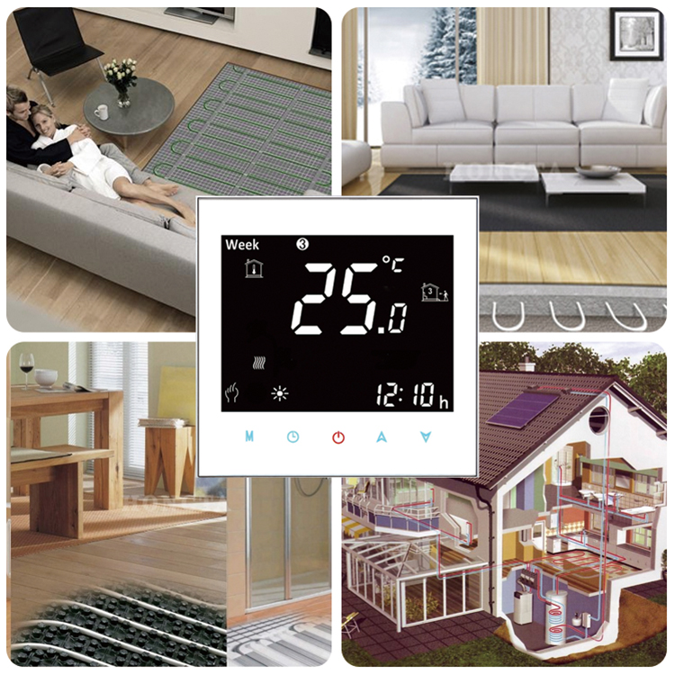 BECA BHT-2000 Non Wifi Electric Heating 16A Programmable Room Thermostat-Xiamen Beca Energysaving Technology